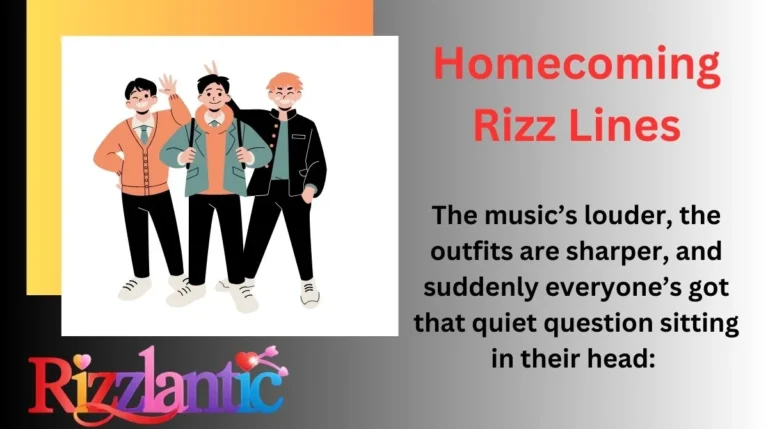Homecoming Rizz Lines