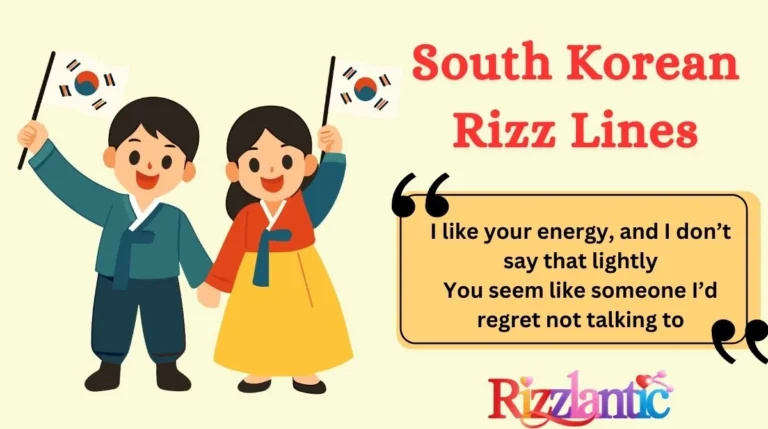 South Korean Rizz Lines