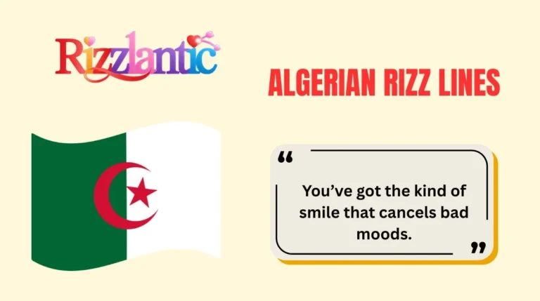Algerian Rizz Lines