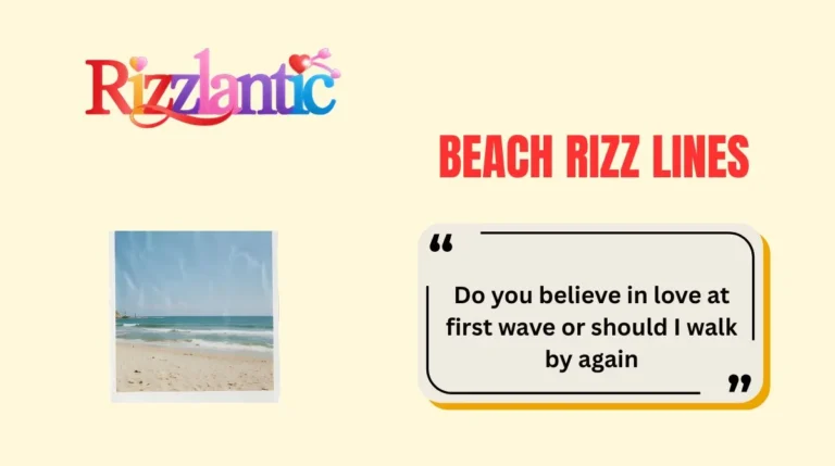 Beach Rizz Lines