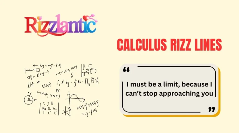 Calculus Rizz Lines