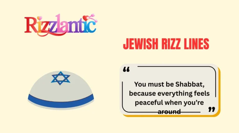 Jewish Rizz Lines